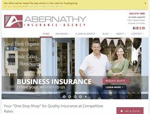 Tablet Screenshot of abernathyinsurance.com